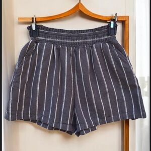 Universal Thread Gray High Waist Shorts with Elastic Waistband